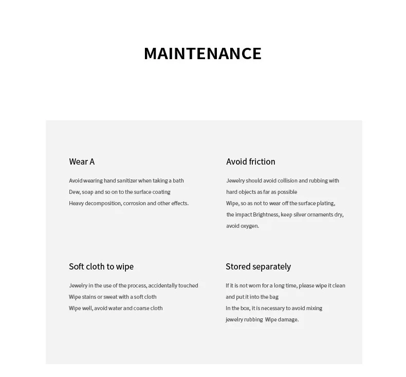 Maintenance