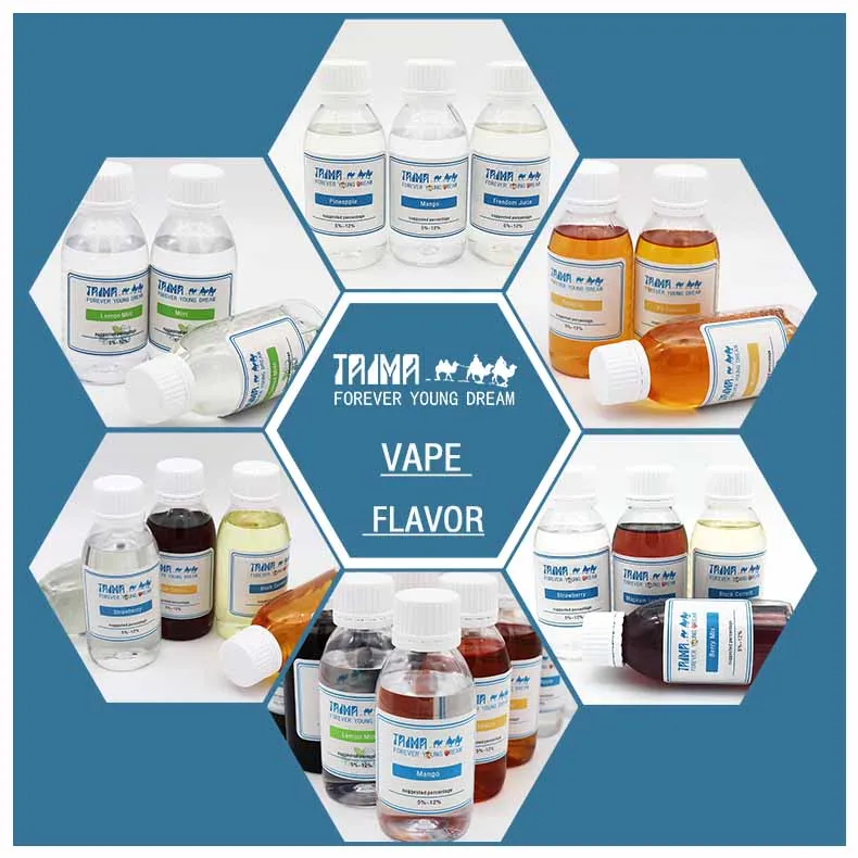 800 verschillende soorten vruchtensmaken voor E-liquid van Taima 1