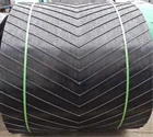 Belt CHINA FACTORY PATTERN RUBBER CONVEYOR BELT MULTIPLE V CHEVRON BELT FOR BULK MATERIAL HANDLING