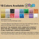 Party Factory Sale Glittering Colorful Party Foil Tinsel Wall Curtains Aluminum Foil Curtain