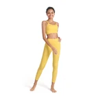 U Clothing Women Sweatsuit Set U Neck Hight Support Bra Gym Athletic Fitness Clothing Yoga Sets Sports Bra And Leggings