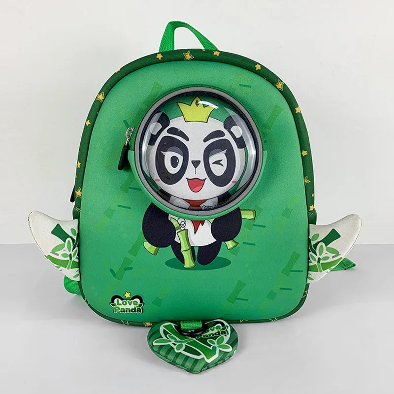 Amiqi MQ401-02 Kindergarten Toddler Kids 3D Cartoon Schoolbags Girl Boys  Waterproof School Bags For Girls Children Backpack