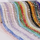 Bead Bead Supplier Wholesale Factory Price Colorful Gemstones 8mm Round Glass Crystal Rondelle Beads For Jewelry Making
