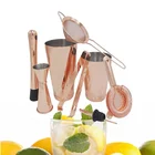 Top selling best home OEM 8pcs cocktail making tools shaker