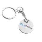 China Manufacturer Personalized Trolley Token Coin Keychain Metal Coin Holder Keychain