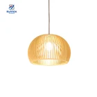 Natural Light Art Natural Bamboo Material Manufacturer Handmade Bamboo Light For Home Indoor Art Pendant Lamp
