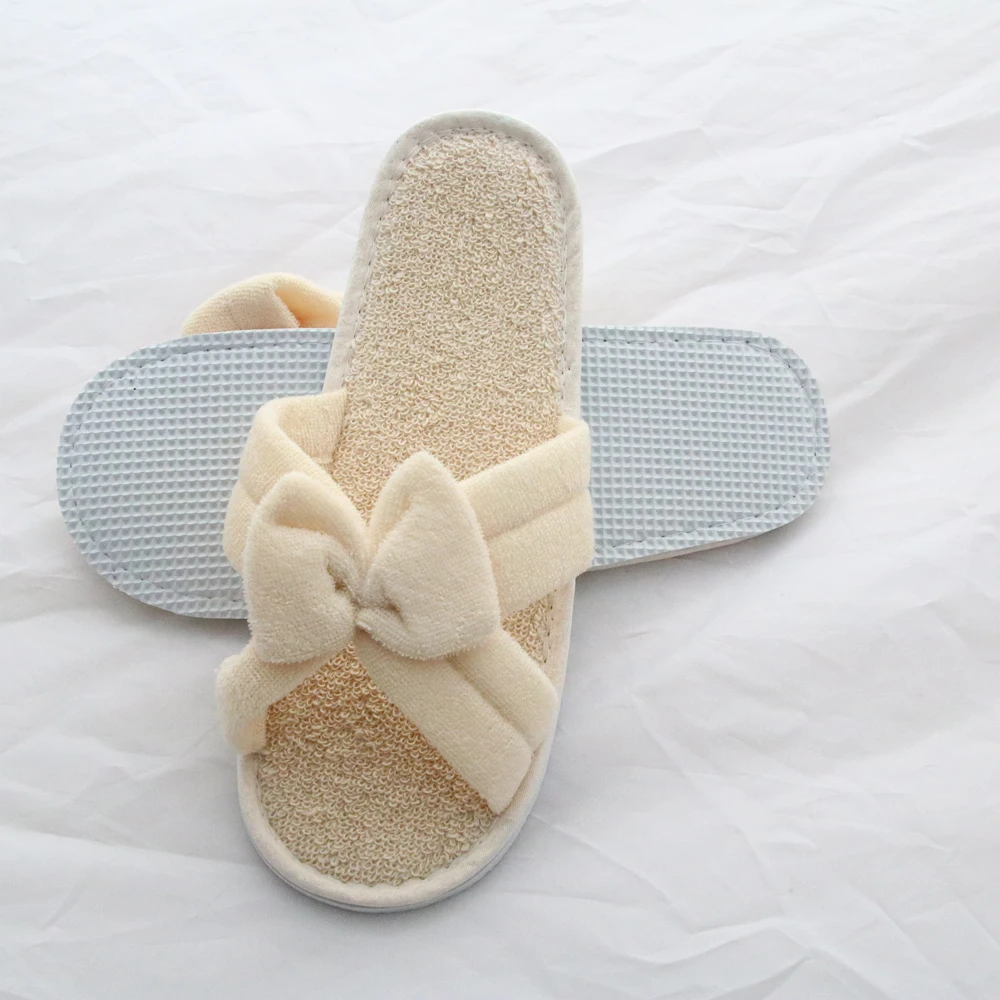 open toe cheap beauty  women  disposable spa  slippers