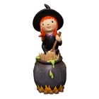 2021 New Design Resin Wizard Toothpicks Box Home Living Room Decoration Magic Witch Tooth Pick Dispenser Halloween Gifts