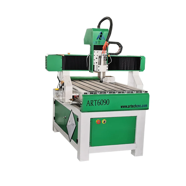 Small Chinese suppliers 6090 cnc router cutting machine for wood pvc mdf