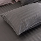 Set Sheets Bed Set Luxury And Royal 400Tc Sateen Stripe 100% Cotton Bed Sheet Bedding Set