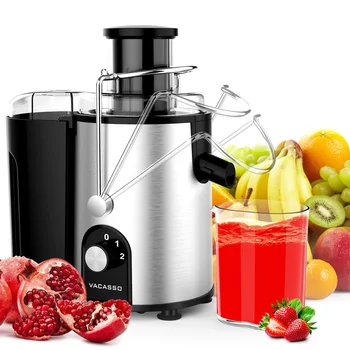 VACASSO 1200W BPA Free Centrifugal Juicer Slow Juicer with Utility Patent
