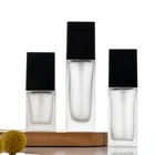 Spray Bottle 15ml 20ml 30ml 40ml Luxury Perfume Glass Spray Bottle Portable Empty Frosted Lotion Pump Bottle Wholesale