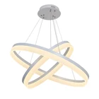 Lighting Led Round Chandelier Simple Acrylic Ring Hanging Restaurant Multi-circular LED Chandelier
