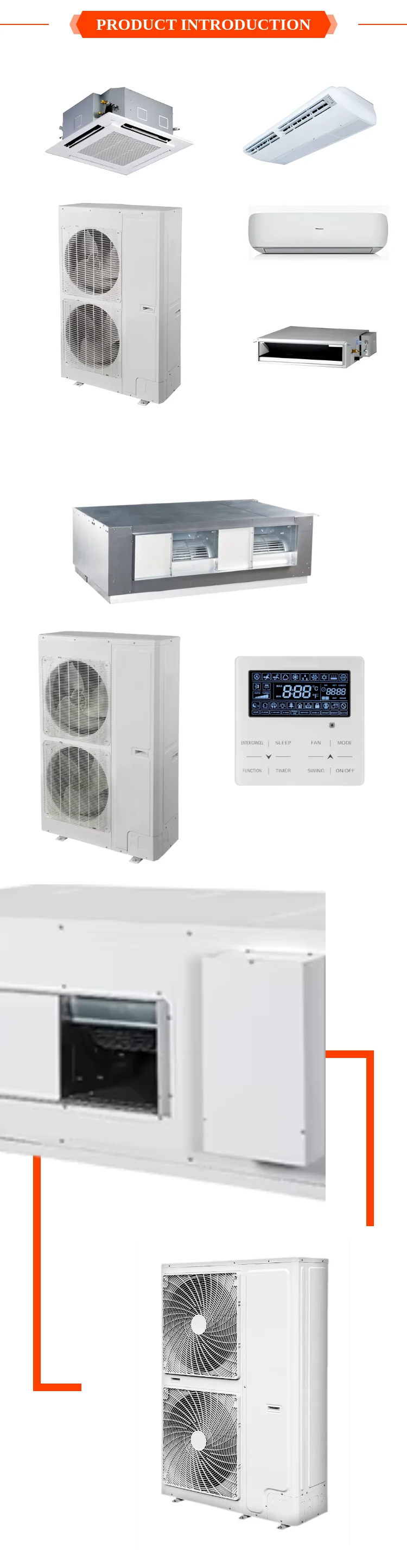 Duct Type Air Conditioner, Brushless, R-410A - detail 6