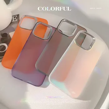 For Iphone Cover Case I Phone 13 Magnetic Case Iphone 14 Max Gradient Magnetic Phone Case