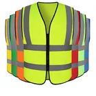 Style Vest Safety Vest Multi Style Construction Jackets Engineer Purple Reflective Working Safety Vest