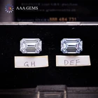 Cheap Diamond Cheap 1 Carat 5*7mm Clear White DE Color VVS Moissanite Loose Emerald Cut Diamond Moissanite