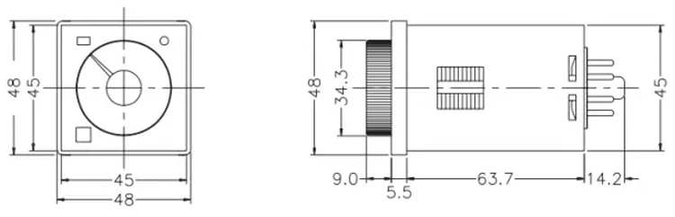 product new arrivals wholesale high quality fan relay off time 110v switch relay time delay relay-8
