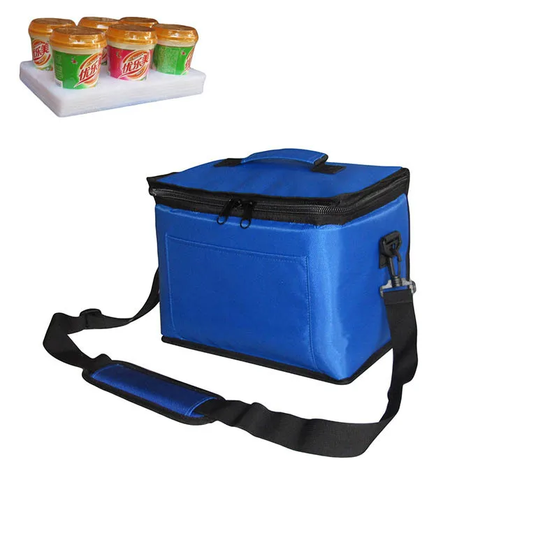 Wholesale Customized logo Printed Reusable Eco-friendly Oxford Lunch Bag Folding Tote Insulated Cooler Bag supplier