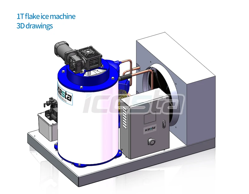 Ice Machine, ICESTA, 380V, 4193W - detail 10