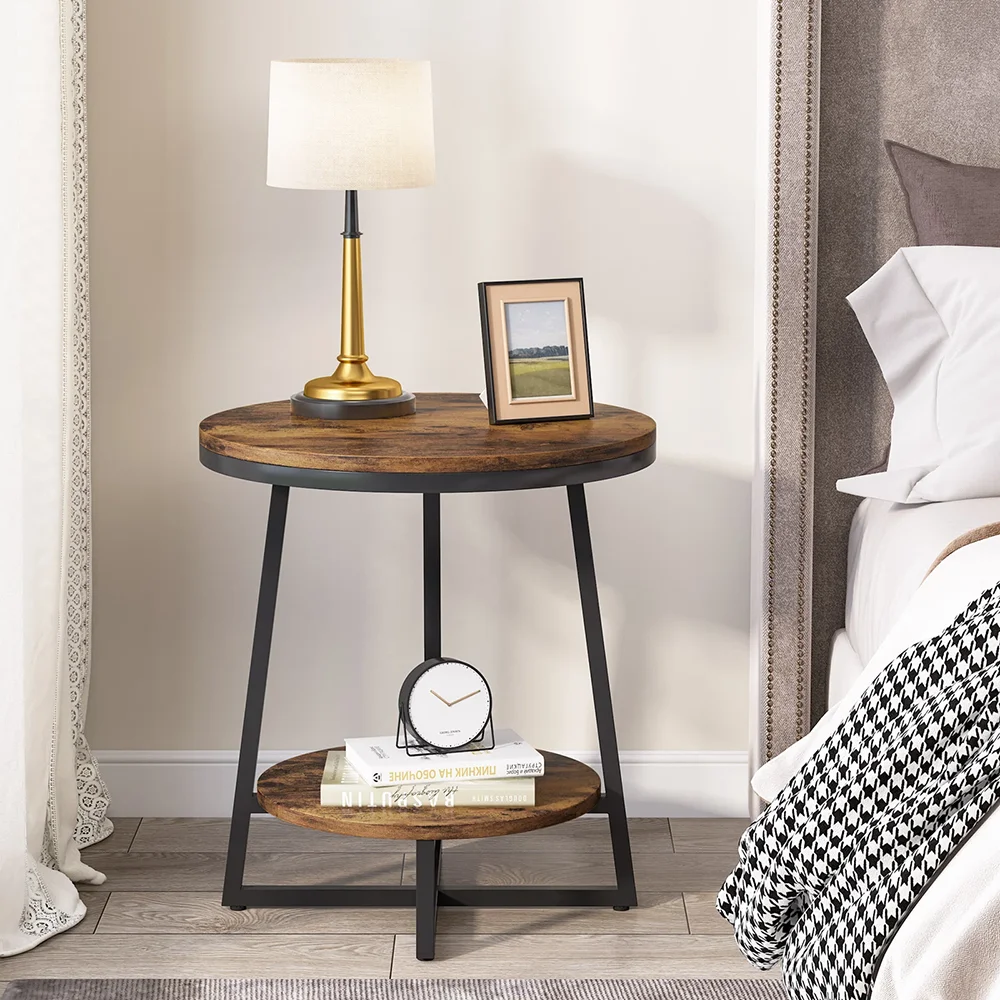 Modern 23.62'' Tall Frame End Table Side Table for Home Dining Bedroom Kitchen Outdoor-Versatile Living Room Furniture manufacture