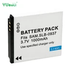 Camera Battery Samsung Replacement Camera Battery 1000mAh SLB0937 SLB 0937 SLB-0937 For Samsung Camera