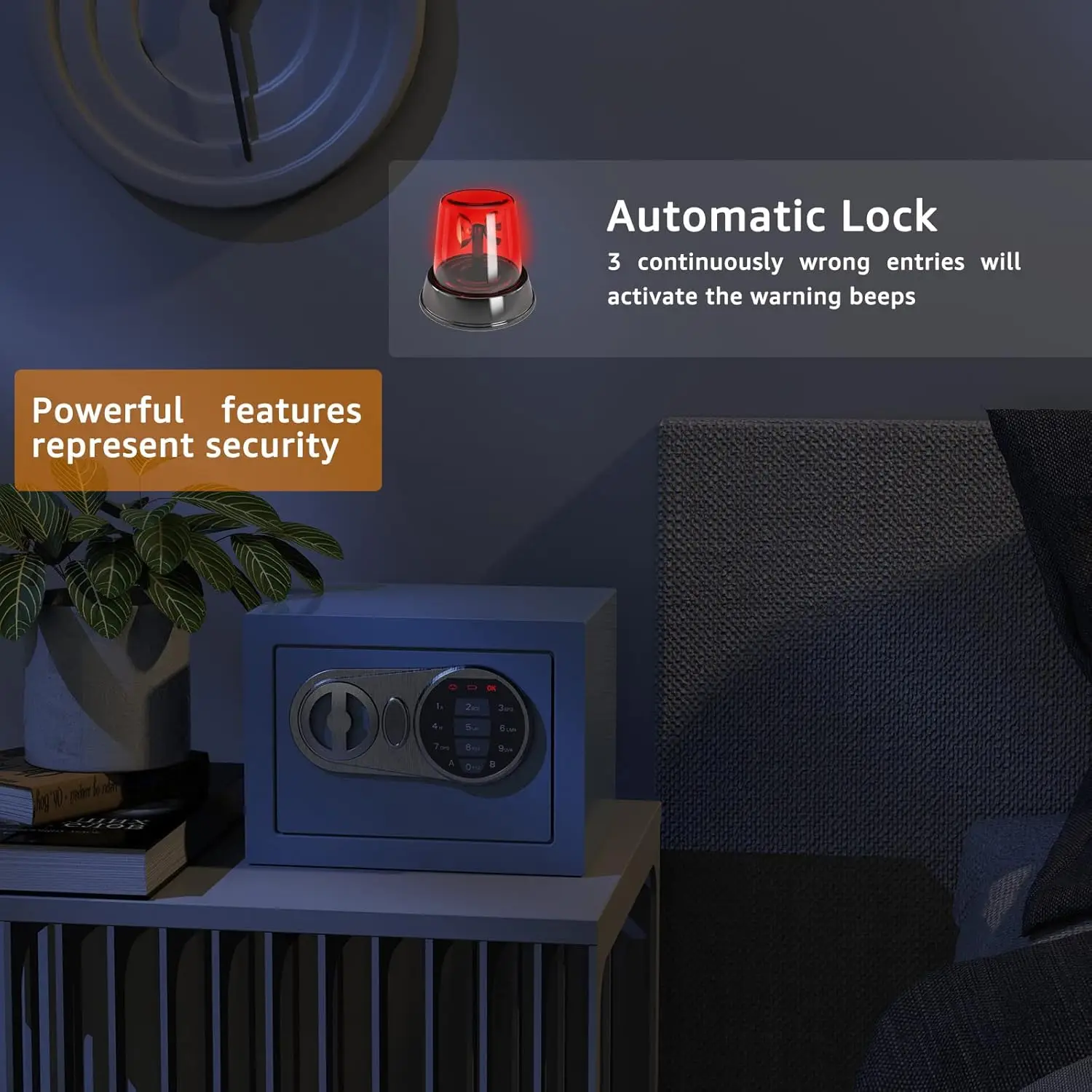 CEQSAFE Factory Price Custom Mini Money Digital Electronic Lock Safe Box Home Mini Money Safe Box supplier