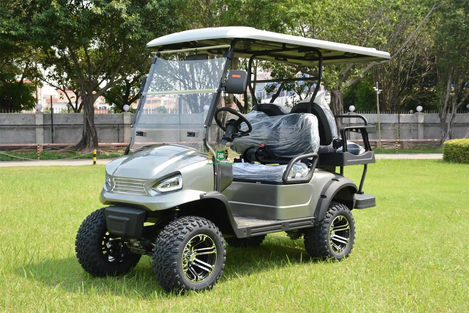 6-Seater Lifted Electric Golf Cart CE Certified Sightseeing Cart with 48V Battery Voltage