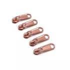 Zipper Pulls Rose Gold Non Lock Bag Zip Slider