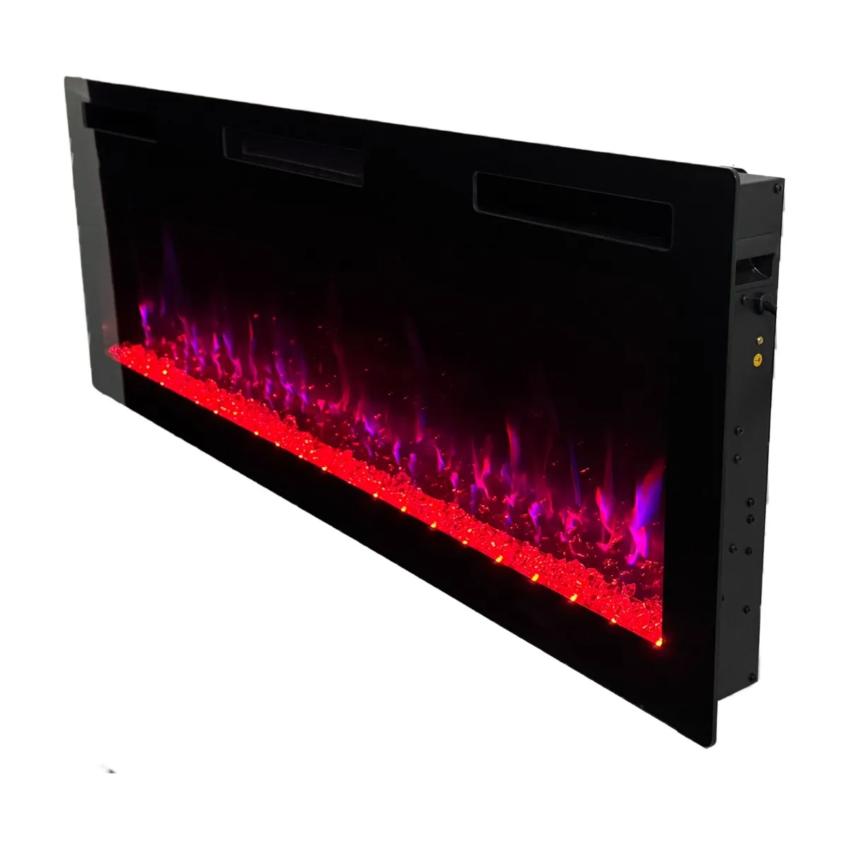 Slim Electric Insert Fireplace, 36"/42"/50"/60"/72", Wall - detail 12