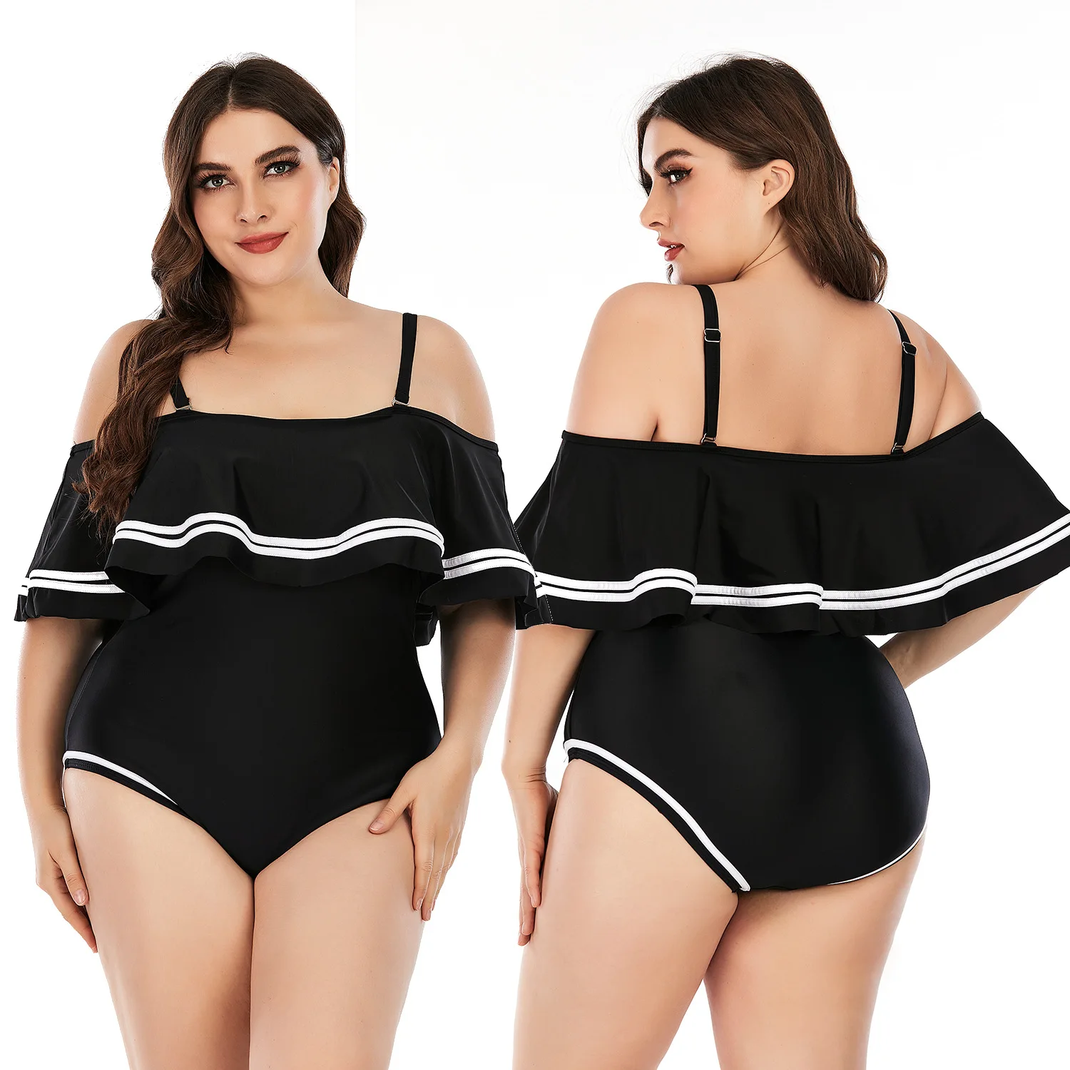 short sleeve plus size swimwear