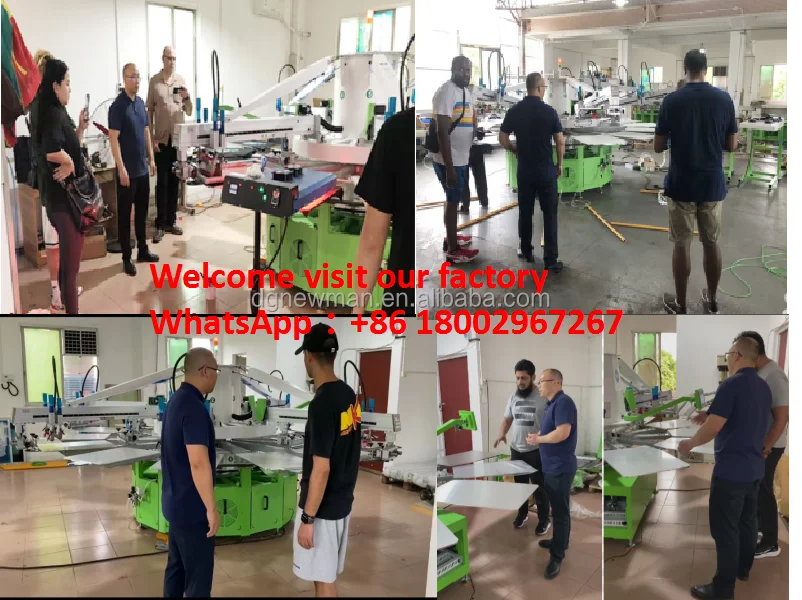 product factory hot sale full kits 8 color automatic t shirt silk screen printing machine for textile garment clothes bag press printing-16