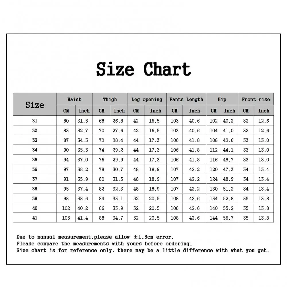 Men's Warm Casual Long Trousers Zipper Pockets Autumn Winter Classic