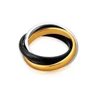 3 Rings Ring 2021 Cost Effective Wear Artifact 3mm Tricolor 3 Rings Ring