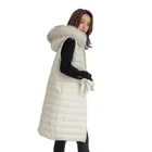 Women Vest Coat Women Winter New Women Faux Fur Sleeveless Vest Long Hoodies Jacket Coat