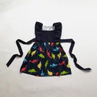 Boys Boys Outfit Sets 2020 Children Dinosaur Applique Woven Shorts Cotton Outfit Boys Clothing Set For Summer