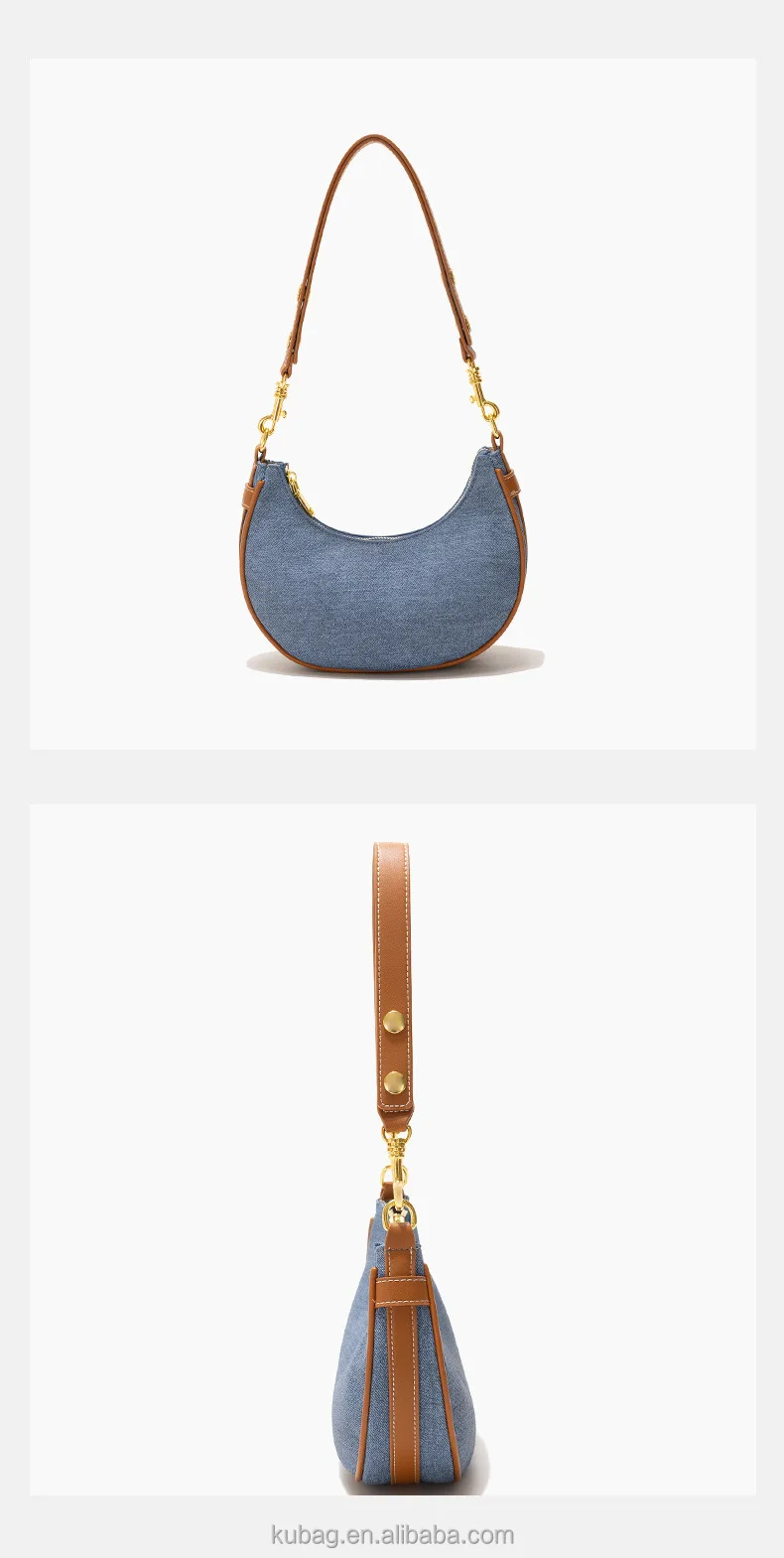 half moon handbag