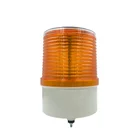 Yellow Replaceable Battery Led Warning Beacon Flash Strobe With Solar Panel Yellow And Red