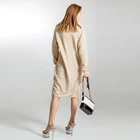Women 2020 New Autumn Winter Women Slim Sweater V Neck Knitted Cashmere Dress Women