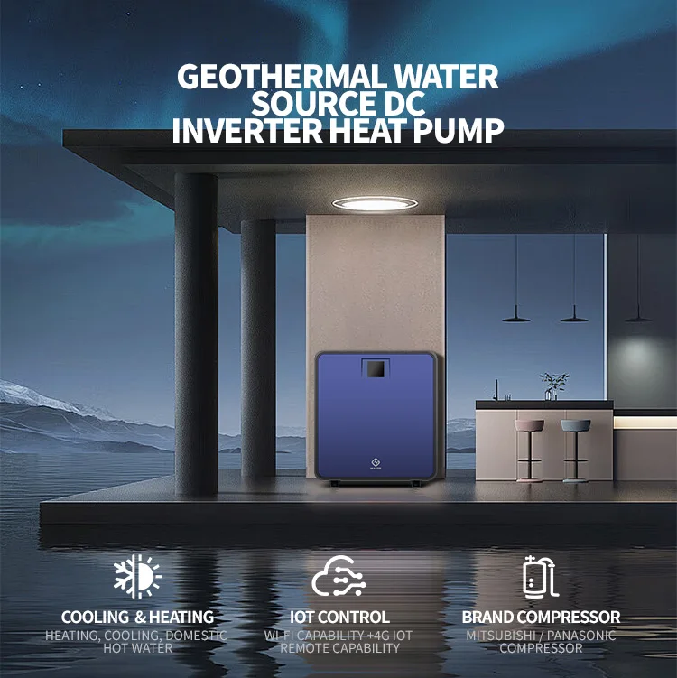 Ground Source Heat Pump, R290, Inverter, DHW - detail 8