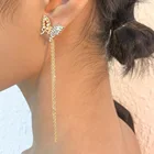 Butterfly Jewelry New Fashion Women Korean Trendy Butterfly Earrings For Women Simple Jewelry Gift