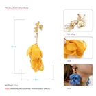 Earrings Diamond 2021 Statement Earrings Long Flower Earrings With Diamond Designer Inspired Earrings