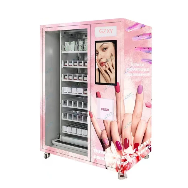 Wholesale Manufacturer Coin Operated Mini Nail-Art-Vending-Machine For Nails