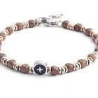 Accessories Steel Men Bracelet Custom Jewelry Fashion Accessories Natural Stone Men'S Stainless Steel Beads Bracelet