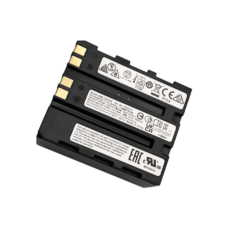 10.8v 6900mah geb364电池，适用于tz05/08/12全站仪rtc360