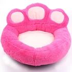 Bear Plush Dog Plush Mechel Wholesale Waterproof Spot Bear Paw Kennel Round Plush Nest Cat Pet Dog Bed Washable