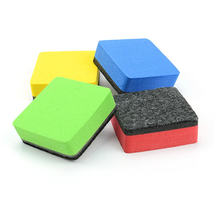 NUOBESTY 4PC Magnetic Whiteboard Eraser Sponge Eraser for Home School and Office 