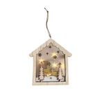Wooden Crafts Exquisite Production Wooden Crafts Little House Wooden Hanging Products