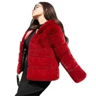 Coat Fur Coat High Quality Furry Wholesale Hooded Thick Outwear Faux Rabbit Fur Jacket Fur Coat
