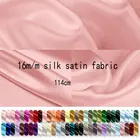 Silk OEKO-TEX 100 6 A Grade 16 MM 114 Cm Plain Dyed Charmeuse Satin Pure 100% Mulberry Silk Fabric